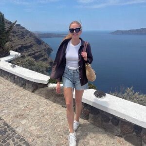 Rag & Bone Blue Denim Jean Shorts